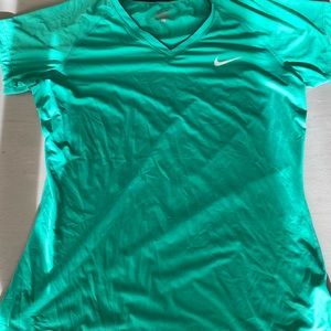 Teal workout top